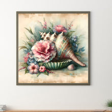 Load image into Gallery viewer, Diamond Painting - Full Round - Flower conch (30*30CM)
