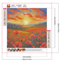Load image into Gallery viewer, Diamond Painting - Full Round - Poppy (30*30CM)

