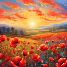 Load image into Gallery viewer, Diamond Painting - Full Round - Poppy (30*30CM)
