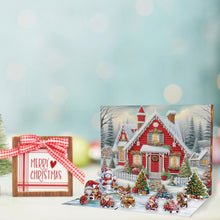 Load image into Gallery viewer, 12Pcs Acrylic Diamond Painting Christmas Advent Box Countdown Diamond Art Kit
