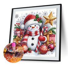 Load image into Gallery viewer, Diamond Painting - Partial Special Shaped - Christmas snowman (40*40CM)
