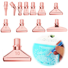 Load image into Gallery viewer, 12Pcs 5D DIY Diamond Painting Pen Heads Kit Diamond Painting Tools (Rose Gold)
