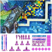 Load image into Gallery viewer, 3Pcs Diamond Painting Pen with Pen Head &amp; Clay 5D Point Drill Pen for Art Crafts
