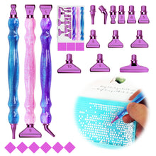 Load image into Gallery viewer, 3Pcs Diamond Painting Pen with Pen Head &amp; Clay 5D Point Drill Pen for Art Crafts

