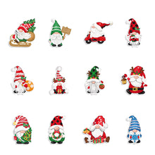 Load image into Gallery viewer, 12Pcs Acrylic Christmas Hanging Diamond Painting Art Kits for Christmas Tree

