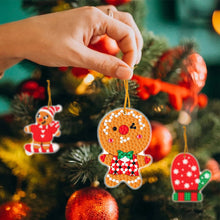 Load image into Gallery viewer, 12Pcs Acrylic Christmas Hanging Diamond Painting Art Kits for Christmas Tree

