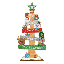 Load image into Gallery viewer, Wooden Special Shaped Christmas Sign Desktop Diamond Art Kits for Home Office
