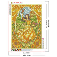 Load image into Gallery viewer, Diamond Painting - Full Round - Princess Belle (40*55CM)
