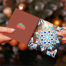 Load image into Gallery viewer, 12Pcs Christmas Special Shape DIY Diamond Painting Card for Holiday Party Favors
