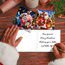 Load image into Gallery viewer, 12Pcs Christmas Special Shape DIY Diamond Painting Card for Holiday Party Favors
