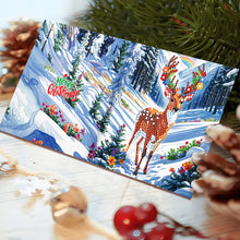 Load image into Gallery viewer, 12Pcs Christmas Special Shape DIY Diamond Painting Card for Holiday Party Favors
