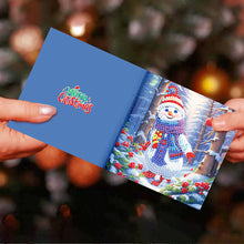 Load image into Gallery viewer, 12Pcs Christmas Special Shape DIY Diamond Painting Card for Holiday Party Favors
