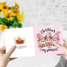 Load image into Gallery viewer, 2/6/12Pcs Butterfly and Flower DIY Diamond Painting Card Diamond Daily Wish Card
