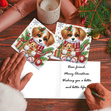 Load image into Gallery viewer, 2/6/12Pcs Butterfly and Flower DIY Diamond Painting Card Diamond Daily Wish Card

