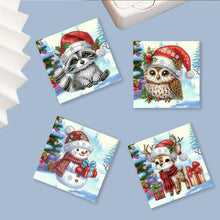 Load image into Gallery viewer, 2/6/12Pcs Butterfly and Flower DIY Diamond Painting Card Diamond Daily Wish Card
