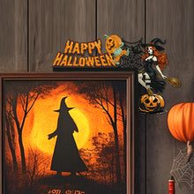 Load image into Gallery viewer, Halloween Cross And Butterfly Diamond Art Door Right Angle Sign for Party Favors
