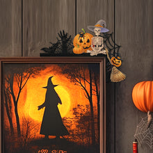 Load image into Gallery viewer, Halloween Cross And Butterfly Diamond Art Door Right Angle Sign for Party Favors

