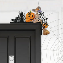 Load image into Gallery viewer, Halloween Cross And Butterfly Diamond Art Door Right Angle Sign for Party Favors
