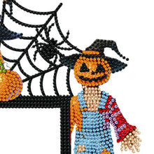 Load image into Gallery viewer, Halloween Cross And Butterfly Diamond Art Door Right Angle Sign for Party Favors
