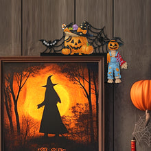 Load image into Gallery viewer, Halloween Cross And Butterfly Diamond Art Door Right Angle Sign for Party Favors
