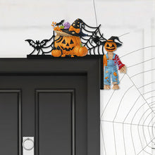 Load image into Gallery viewer, Halloween Cross And Butterfly Diamond Art Door Right Angle Sign for Party Favors
