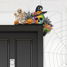Load image into Gallery viewer, Halloween Cross And Butterfly Diamond Art Door Right Angle Sign for Party Favors

