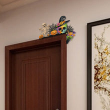 Load image into Gallery viewer, Halloween Cross And Butterfly Diamond Art Door Right Angle Sign for Party Favors
