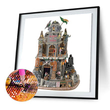 Load image into Gallery viewer, Diamond Painting - Partial Special Shaped - Halloween roller coaster (40*40CM)
