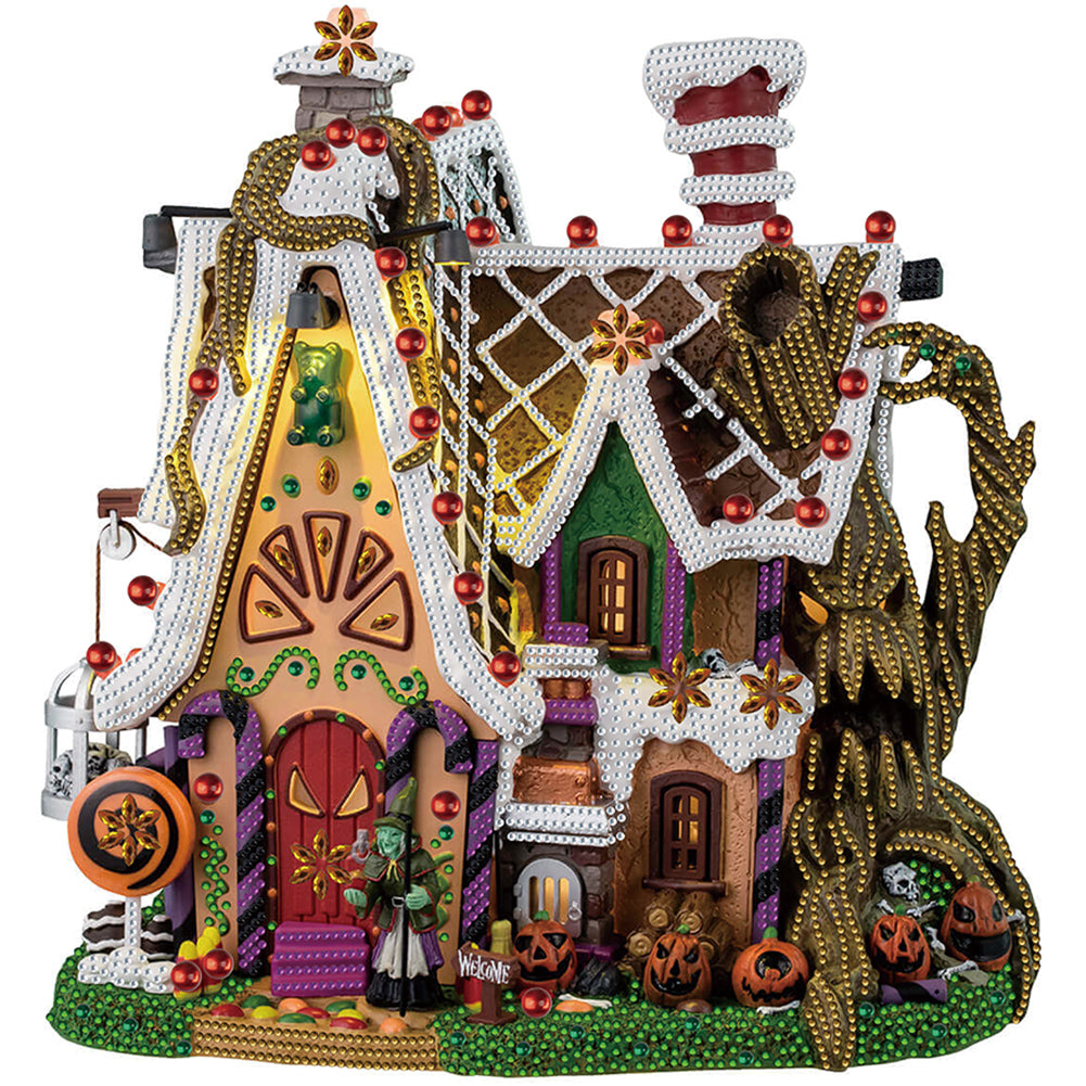 Diamond Painting - Partial Special Shaped - Halloween witch (40*40CM)