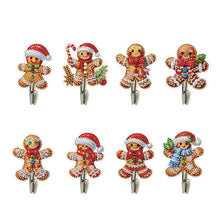 Load image into Gallery viewer, 8Pcs Christmas Diamond Art Hanging Hooks Diamond Painting Hooks DIY Crafts Decor
