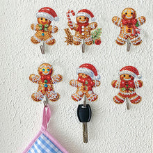 Load image into Gallery viewer, 8Pcs Christmas Diamond Art Hanging Hooks Diamond Painting Hooks DIY Crafts Decor
