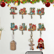Load image into Gallery viewer, 8Pcs Christmas Diamond Art Hanging Hooks Diamond Painting Hooks DIY Crafts Decor
