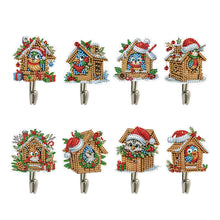 Load image into Gallery viewer, 8Pcs Christmas Diamond Art Hanging Hooks Diamond Painting Hooks DIY Crafts Decor
