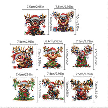Load image into Gallery viewer, 8Pcs Christmas Diamond Art Hanging Hooks Diamond Painting Hooks DIY Crafts Decor
