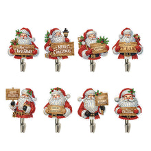 Load image into Gallery viewer, 8Pcs Christmas Diamond Art Hanging Hooks Diamond Painting Hooks DIY Crafts Decor
