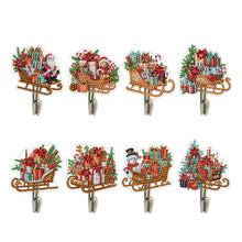 Load image into Gallery viewer, 8Pcs Christmas Diamond Art Hanging Hooks Diamond Painting Hooks DIY Crafts Decor
