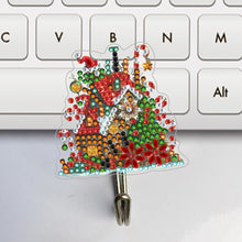 Load image into Gallery viewer, 8Pcs Christmas Diamond Art Hanging Hooks Diamond Painting Hooks DIY Crafts Decor
