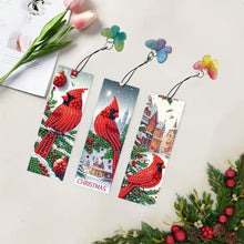 Load image into Gallery viewer, 3Pcs Special Shape Animals 5D DIY Diamond Painting Bookmark for Reading Day Gift
