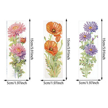 Load image into Gallery viewer, 3Pcs Special Shape Animals 5D DIY Diamond Painting Bookmark for Reading Day Gift
