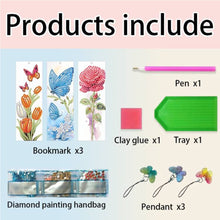 Load image into Gallery viewer, 3Pcs Special Shape Animals 5D DIY Diamond Painting Bookmark for Reading Day Gift
