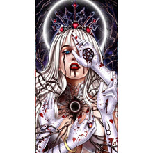 Load image into Gallery viewer, Diamond Painting - Full Round - Girl summoning demon (40*70CM)
