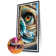 Load image into Gallery viewer, Diamond Painting - Full Round - Wall eyes ship sea (40*75CM)
