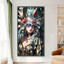 Load image into Gallery viewer, Diamond Painting - Full Round - Mask girl (40*75CM)
