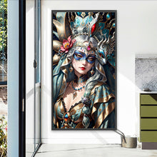 Load image into Gallery viewer, Diamond Painting - Full Round - Mask girl (40*75CM)
