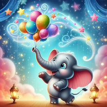Load image into Gallery viewer, Diamond Painting - Full Round - Balloon elephant (40*40CM)
