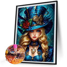 Load image into Gallery viewer, AB Diamond Painting - Full Round - Blonde punk girl (70*100CM)
