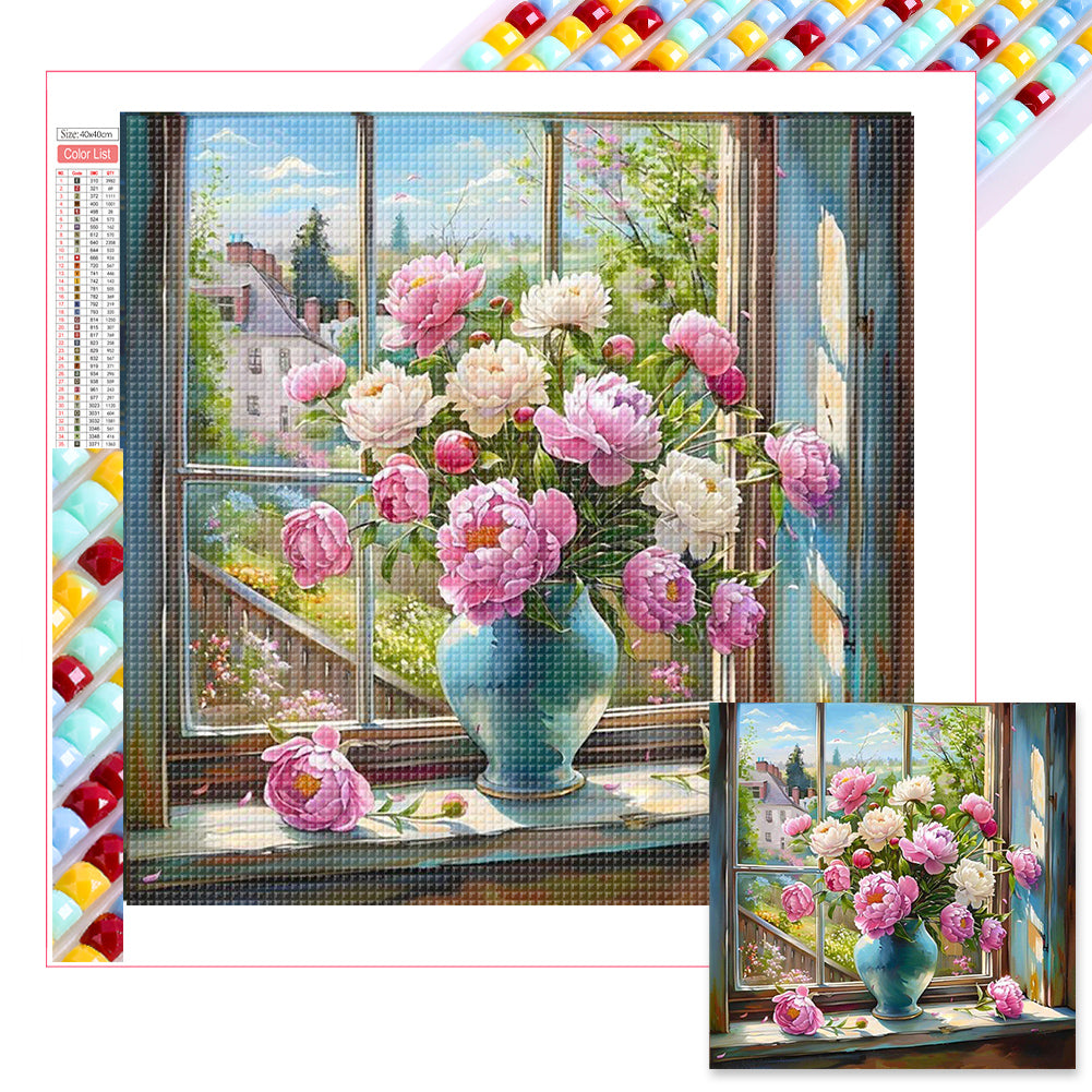 Diamond Painting - Full Square - Flowers (40*40CM)