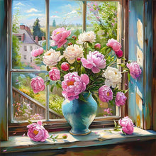 Load image into Gallery viewer, Diamond Painting - Full Square - Flowers (40*40CM)
