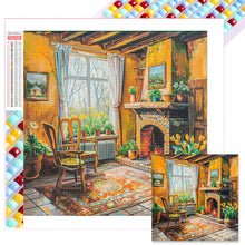 Load image into Gallery viewer, Diamond Painting - Full Square - Room corner (50*50CM)
