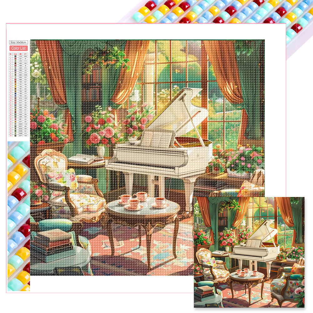 Diamond Painting - Full Square - Room corner (50*50CM)